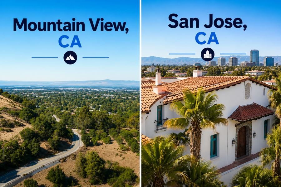 Mountain View and San Jose, CA homes