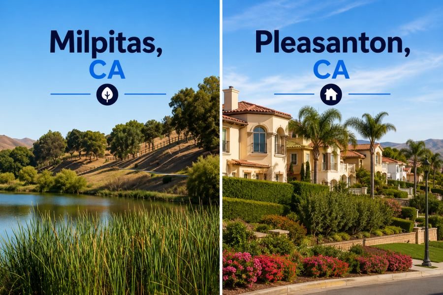 Milpitas and Pleasanton, CA homes